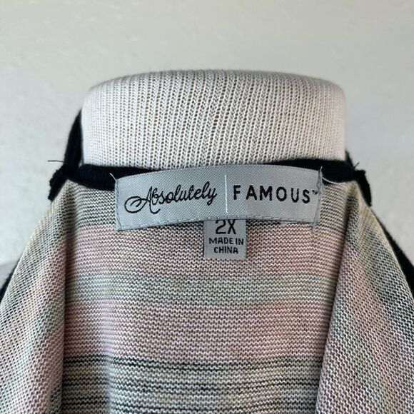 NWT Absolute Famous Women’s Tee Size 2X - Picture 7 of 7